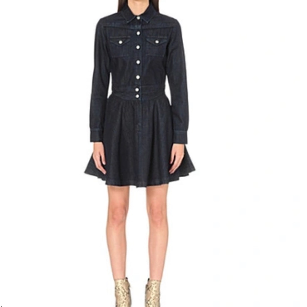 NWT MAJE RENNY DENIM DRESS SIZE MAJE 1